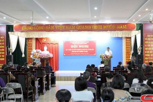 Đồng thuận đổi tên tổ dân phố tại phường Tô Hiệu