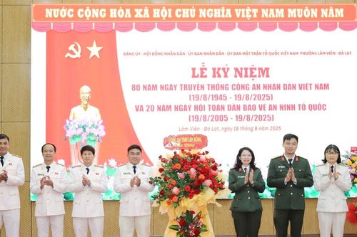 Lâm Đồng: Công an phường Lâm Viên – Đà Lạt khẳng định vai trò nòng cốt giữ bình yên