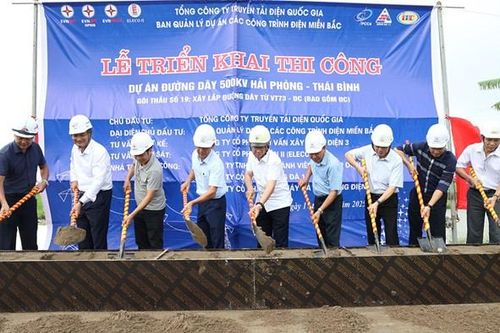 Khởi công dự án đường dây 500kV Hải Phòng – Thái Bình
