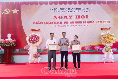 Phát huy sức mạnh toàn dân trong bảo vệ an ninh Tổ quốc ở xã Tân Ân