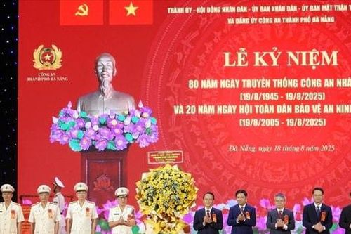 Đà Nẵng tổ chức Lễ kỷ niệm 80 năm Ngày truyền thống Công an nhân dân