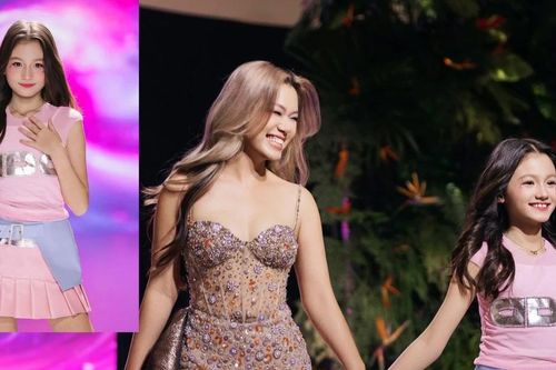 Con gái ca sĩ Phương Vy gây chú ý với vẻ đẹp lai, catwalk thần thái 'sáng trưng'