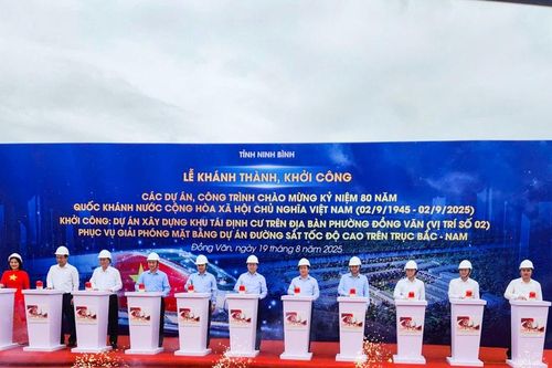 Ninh Bình: Khởi công, khánh thành 4 dự án với tổng mức đầu tư hơn 4.000 tỷ đồng