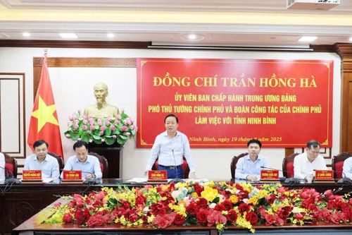 Phó Thủ tướng: Ninh Bình cần làm lại quy hoạch để mở không gian phát triển