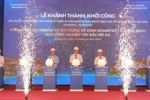 Khởi công khu công nghiệp tây bắc Hồ Xá ở Quảng Trị