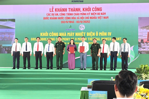 Thượng tướng Võ Minh Lương dự Lễ khởi công xây dựng nhà máy nhiệt điện Ô Môn IV Cần Thơ