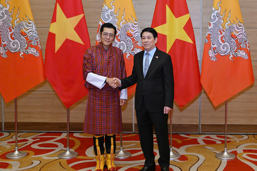 Chủ tịch nước Lương Cường chủ trì chiêu đãi cấp nhà nước Quốc vương Bhutan
