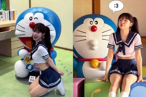 'Nữ thần cổ vũ' diện style thủy thủ, khoe vòng eo 56 cực phẩm