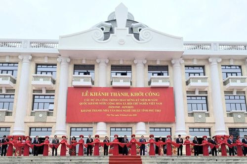Phú Thọ khánh thành dự án Nhà Văn hóa nghệ thuật tỉnh trị giá hơn 420 tỷ đồng