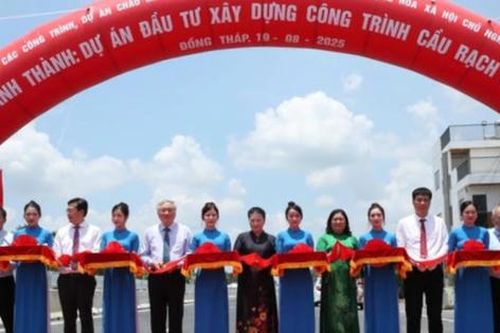 Khánh thành cầu Rạch Miễu 2 - công trình biểu tượng của bản lĩnh, trí tuệ và nội lực của doanh nghiệp Việt