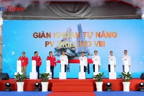 PV Drilling tổ chức Lễ đặt tên giàn khoan tự nâng PV DRILLING VIII