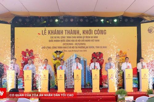 Hơn 1.200 căn nhà ở xã hội được khởi công xây dựng tại Cà Mau