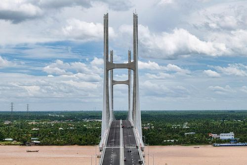 Cận cảnh cầu Rạch Miễu 2 - công trình 6.800 tỷ đồng nối Đồng Tháp và Vĩnh Long