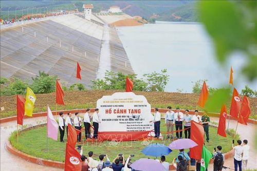 Phú Thọ khánh thành hồ chứa nước Cánh Tạng