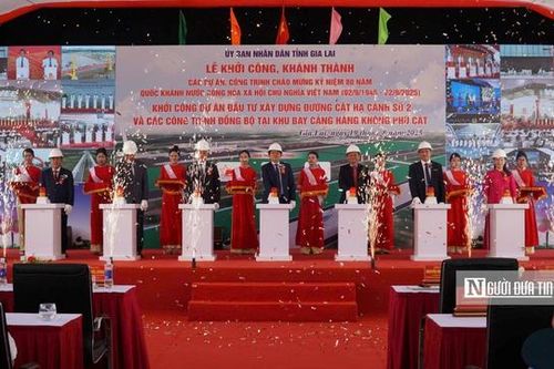 Gia Lai khởi công đường cất hạ cánh số 2 Cảng hàng không Phù Cát với vốn đầu tư 3.245 tỷ đồng