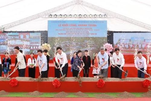 Lai Châu khởi công nhiều công trình giáo dục trọng điểm