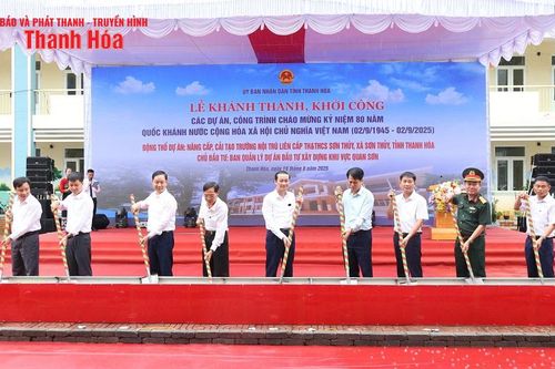 Khởi công Dự án nâng cấp, cải tạo Trường Nội trú liên cấp tiểu học - THCS Sơn Thủy