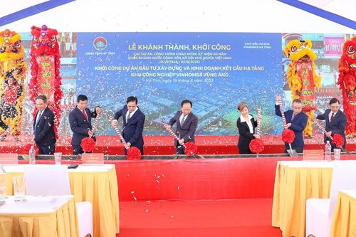 Khởi công dự án khu công nghiệp hơn 13.000 tỷ đồng tại Hà Tĩnh