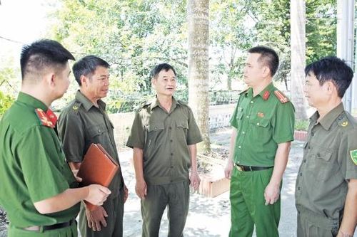 Công an xã Hiệp Hòa lập công