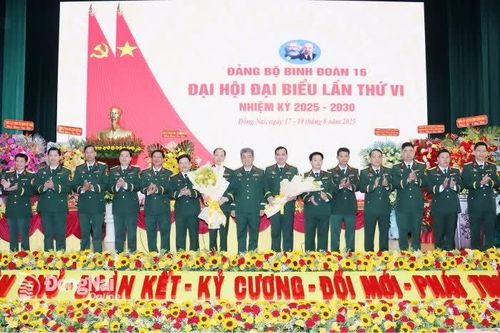 Đại hội Đại biểu Đảng bộ Binh đoàn 16 thành công tốt đẹp