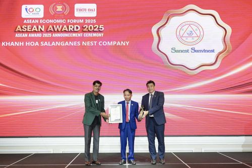 Công ty Yến sào Khánh Hòa đạt Top 10 Thương hiệu nổi tiếng ASEAN 2025