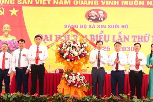 Đảng bộ xã Sin Suối Hồ: Đại hội Đại biểu lần thứ I, nhiệm kỳ 2025-2030