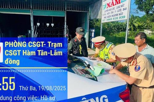 Tuần tra lưu động ô tô khách trên Quốc lộ 1A