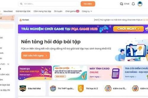 Hỗ trợ học tập online bứt phá điểm số với kho tri thức FQA