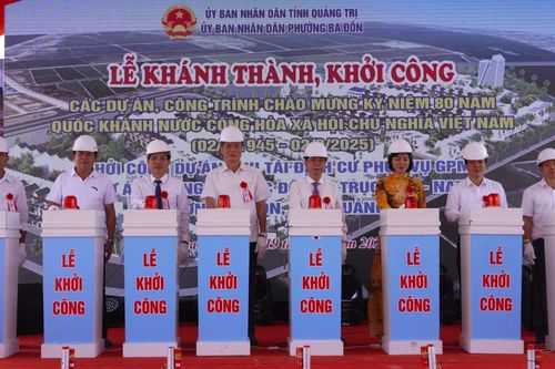 Khởi công Dự án Tái định cư phục vụ Dự án Đường sắt tốc độ cao Bắc-Nam phường Ba Đồn