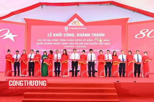 Khánh thành trạm biến áp 500kV Vĩnh Yên và đường dây đấu nối chào mừng 80 năm Quốc khánh