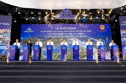 Hòa Phát khởi động dự án đầu tư KCN Hòa Tâm - Giai đoạn 1 và Cảng Bãi Gốc