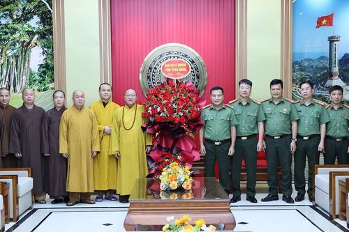 Tuyên Quang: Ban Trị sự GHPGVN tỉnh chúc mừng Ngày truyền thống Công an Nhân dân Việt Nam