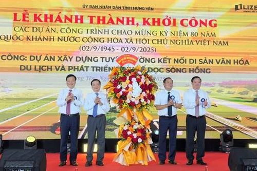 Khởi công tuyến đường kết nối di sản văn hóa, du lịch và phát triển kinh tế dọc sông Hồng