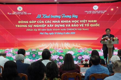 Khai trương Trưng bày 'Đóng góp của các nhà khoa học Việt Nam trong sự nghiệp xây dựng và bảo vệ Tổ quốc'