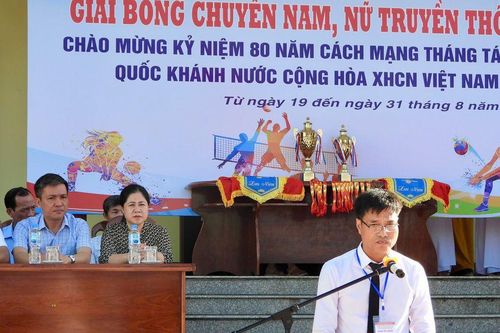 Khai mạc Giải bóng chuyền nam, nữ truyền thống chào mừng 80 năm Cách mạng Tháng Tám và Quốc khánh 2/9