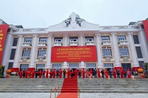 Khánh thành công trình Nhà Văn hóa nghệ thuật tỉnh Phú Thọ chào mừng 80 năm ngày Quốc khánh nước Cộng hòa xã hội chủ nghĩa Việt Nam