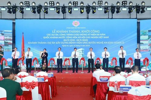 Nghệ An khánh thành Bệnh viện Ung bướu giai đoạn 2, quy mô hơn 1.000 giường bệnh