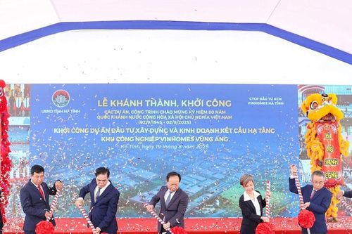 Hà Tĩnh khởi công 3 dự án chào mừng kỷ niệm 80 năm Ngày Quốc khánh