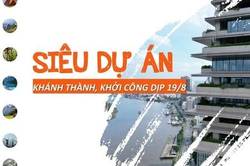 Nhìn lại những 'siêu dự án' khởi công, khánh thành trong ngày 19/8