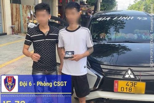 2 thanh niên không chấp hành hiệu lệnh giao thông dương tính với ma túy