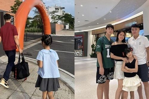 Con trai Lê Phương như 'người khổng lồ' khi ngồi cùng bạn, ra dáng anh cả kèm cặp em gái kém 7 tuổi lần đầu đến trường