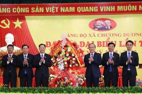 Phó Bí thư Thành ủy, Chủ tịch HĐND thành phố Hà Nội Nguyễn Ngọc Tuấn:Xây dựng xã Chương Dương xanh, sạch, văn minh hơn nữa