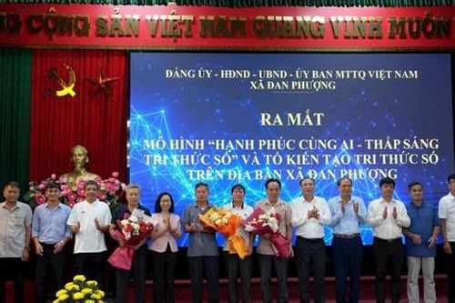 Xã Đan Phượng thành lập 29 tổ kết nối tri thức số các thôn, tổ dân phố, ngành Giáo dục và Đào tạo