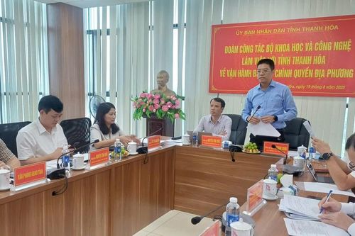 Cùng Thanh Hóa tháo gỡ vướng mắc trong vận hành chính quyền 2 cấp