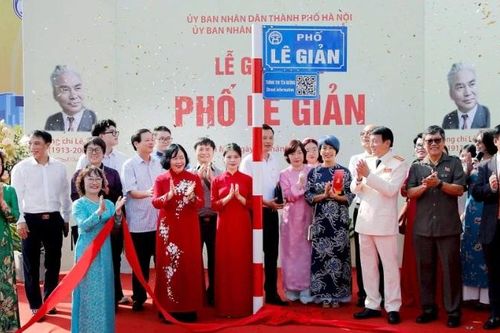 Hà Nội đặt tên hai tuyến phố Bạch Thành Phong và Lê Giản