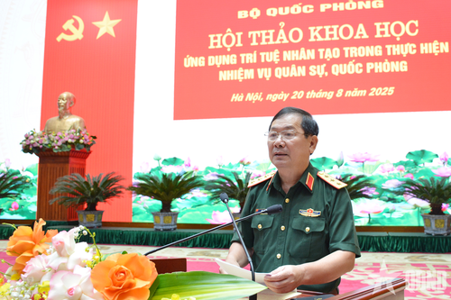 Thúc đẩy nghiên cứu phát triển, ứng dụng AI trong quân sự, quốc phòng