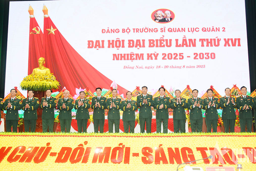 Đại hội đại biểu Đảng bộ Trường Sĩ quan Lục quân 2 thành công tốt đẹp