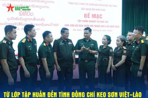 Từ lớp tập huấn đến tình đồng chí keo sơn Việt-Lào