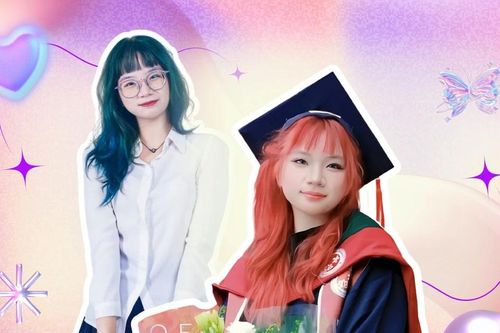 Thủ khoa ngành Nhật Bản học VJU và sở thích đổi màu tóc