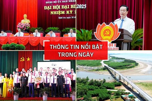 Nghệ An: Thông tin nổi bật ngày 20/8